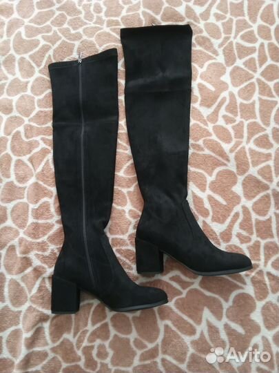 Ботфорты женские замшевые O'shade