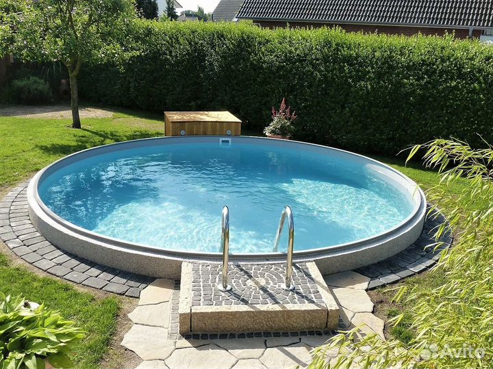 Сборный бассейн Лагуна 1.5м,1.25м Монтаж Сервис