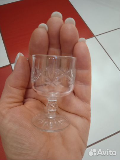 Стопки, рюмки хрустальные СССР