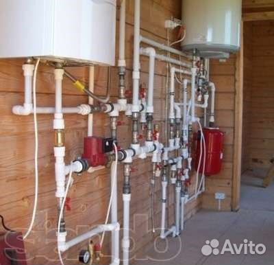 Монтаж отопления, тёплый пол, сантехник