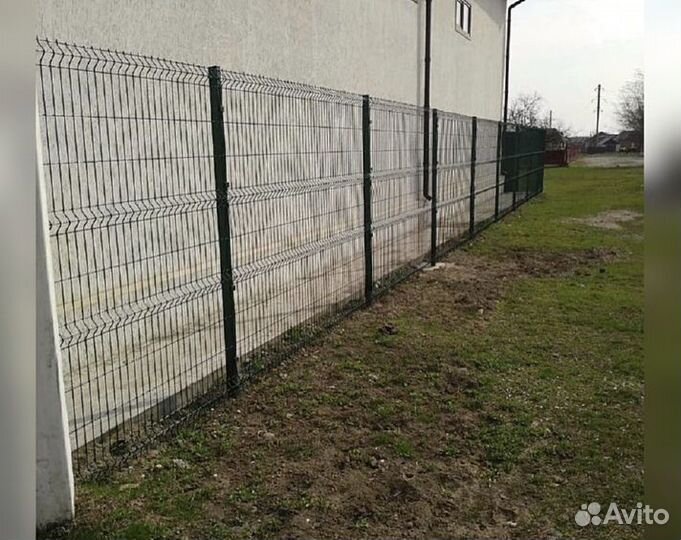 Забор из 3д сетки