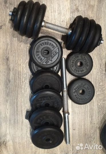 Гантели разборные