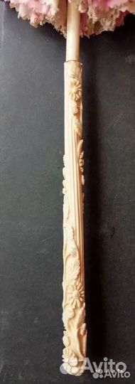 Зонт-парасоль, 19-й век, кость, шёлк