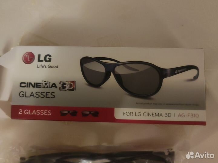 3D cinema Очки (AG-F310)для телевизора LG