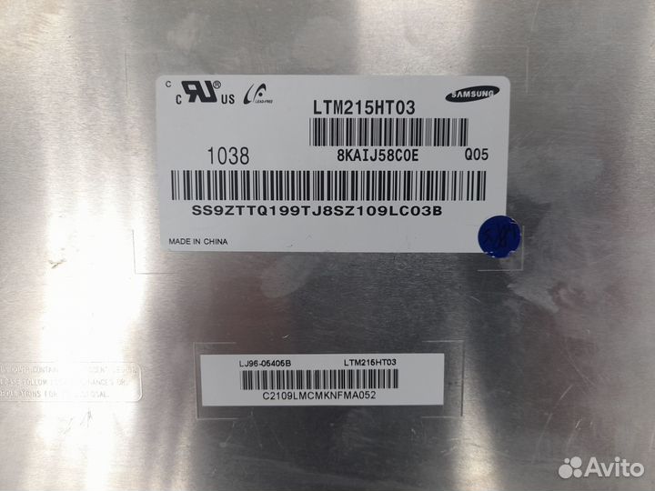 Матрица Samsung LTM215HT03 1920x1080 LED 30 пин