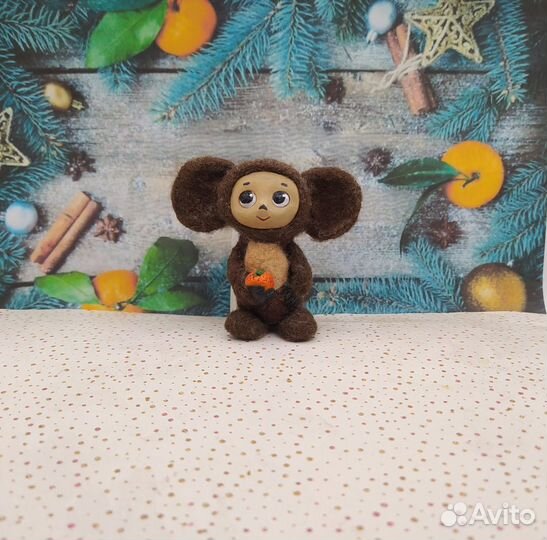 Елочные игрушки из шерсти