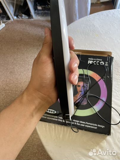 Кольцевая лампа 33 см rgb