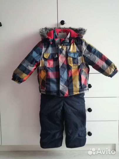 Зимний комплект для мальчика 80-86