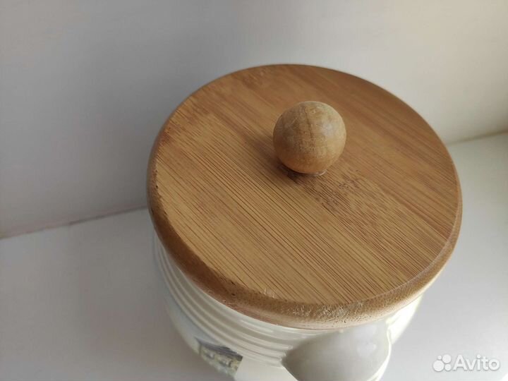 Банка для сыпучих продуктов, для круп, керамика