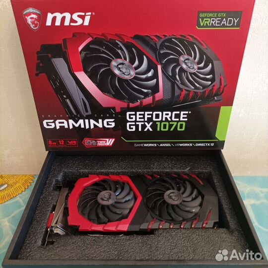 Видеокарта GTX 1070 8 Гб