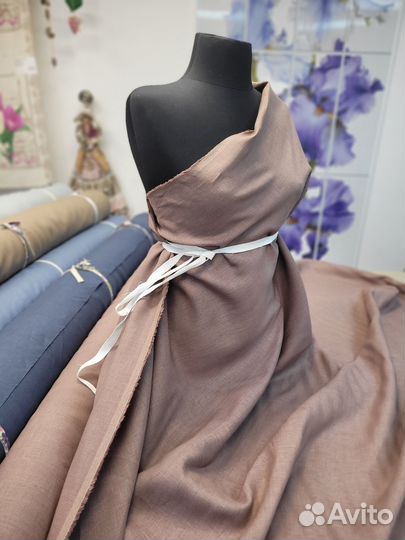 Отрезы тканей из натурального Белорусского льна