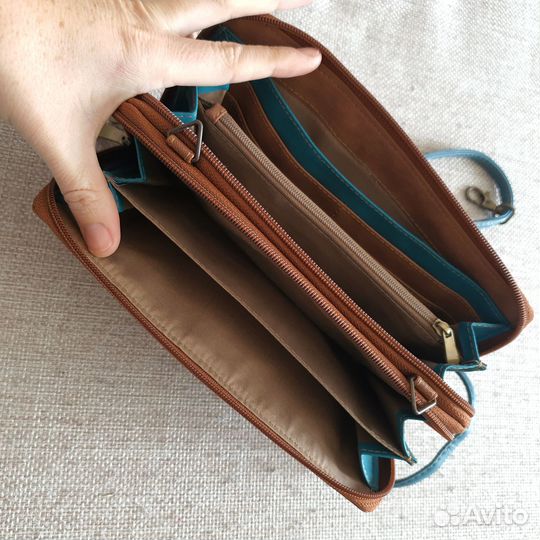 Кожаный клатч. Кожаная сумочка