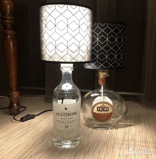 Декоративный светильник бутылка абажур Forza