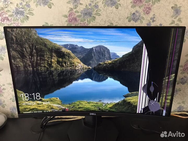 Монитор Dell S2422HG Битый