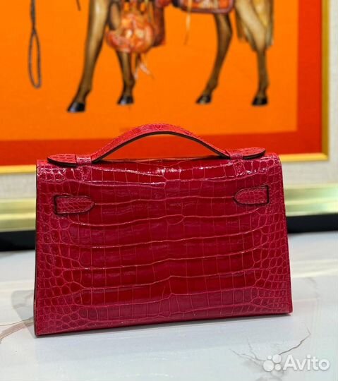 Сумка Hermes Kelly Pochette Croco