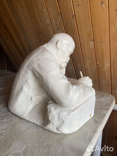 Гипсовый бюст Ленина СССР большой