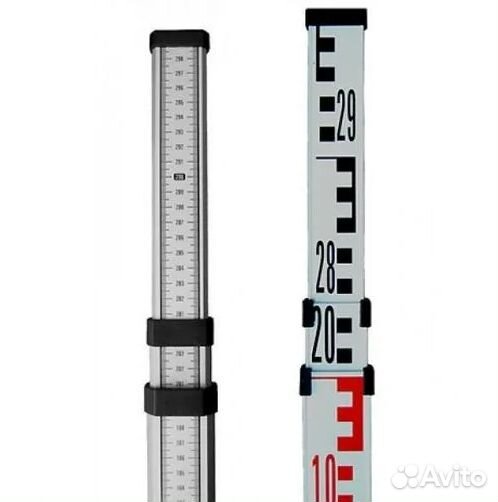 Рейка нивелирная телескопическая 3м, 4м, 5м, новая