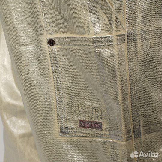 Джинсы Supreme x Maison Margiela White and gold