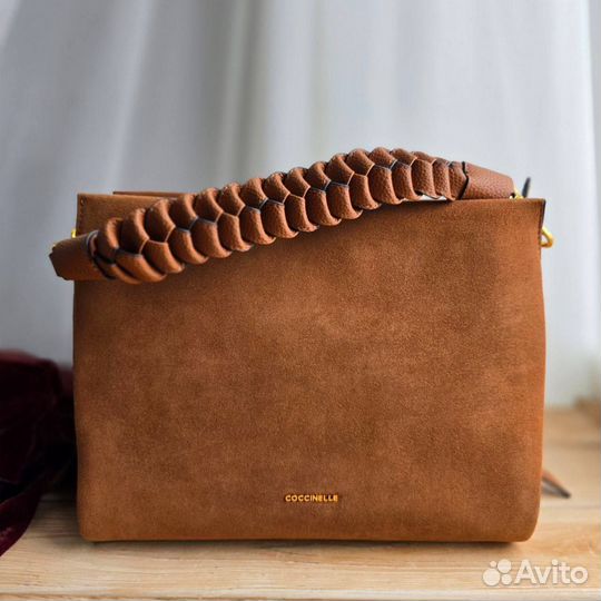 Сумка женская coccinelle замша 4 цвета
