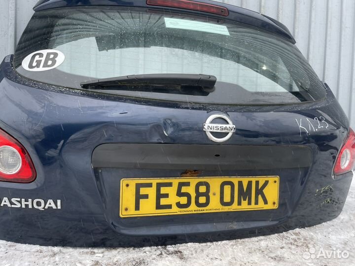 Nissan qashqai j10 крышка багажника