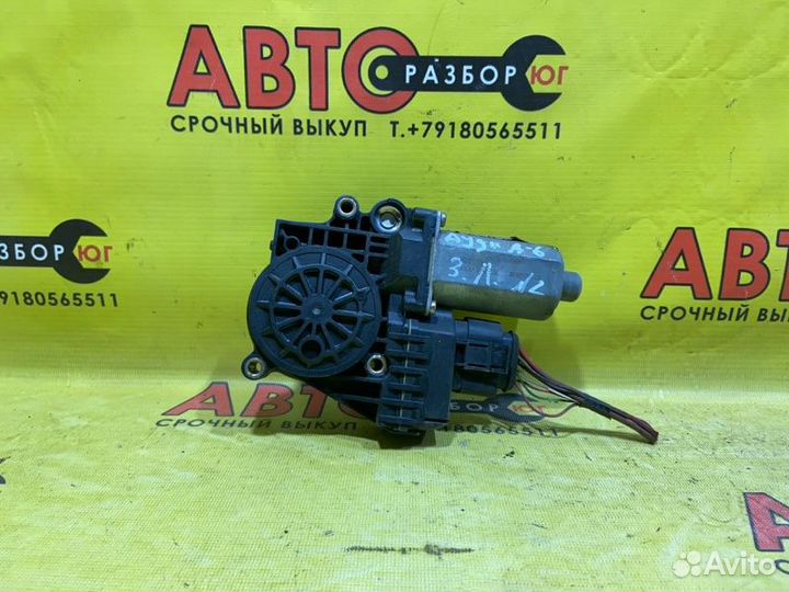 Мотор стеклоподъемника задний левый Audi A6 C5 APU