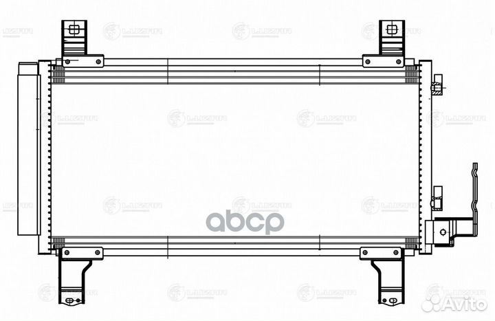 Радиатор кондиционера Mazda 6 (02) (lrac 2510)