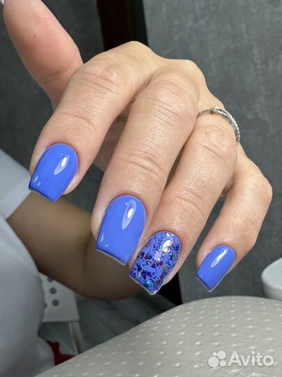 Маникюр с укреплением и покрытием