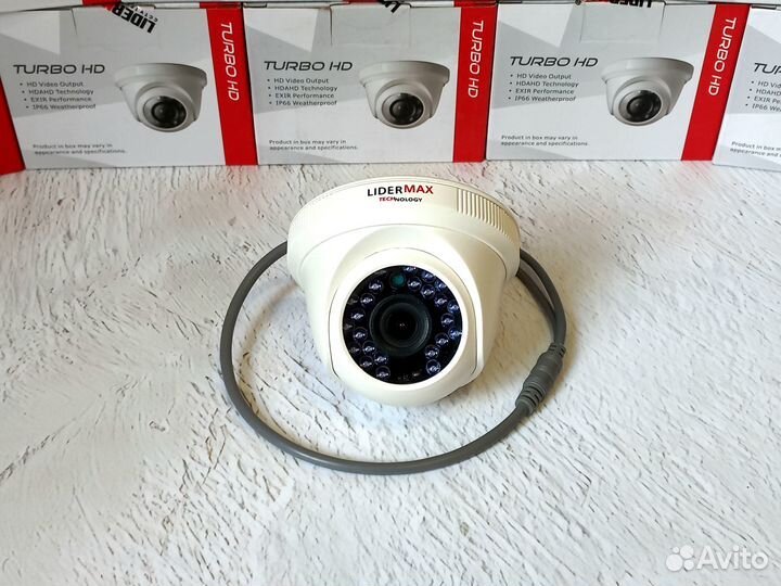 AHD Камера видеонаблюдения купольная 2Мп