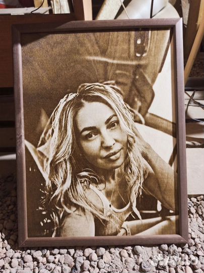 Выжигание портретов на дереве