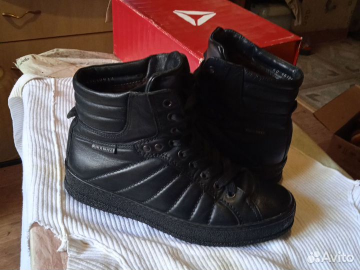 Кож. Кеды зимние Reebok Cross Fit. 40р. Оригинал