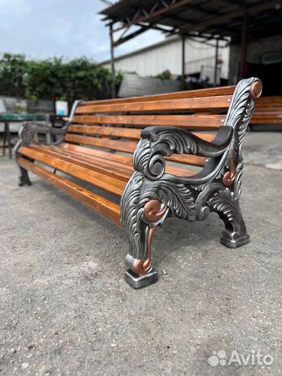 Скамейка уличная садовая парковая