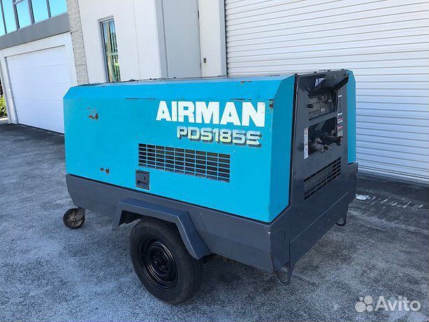 Дизельный компрессор передвижной бу Airman PDS185S