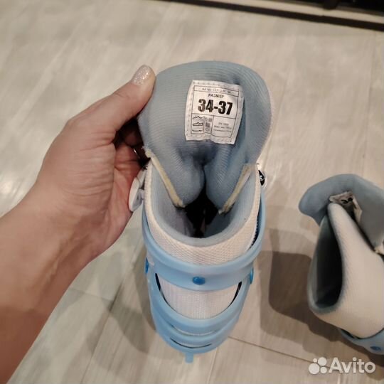 Коньки детские раздвижные 34 37