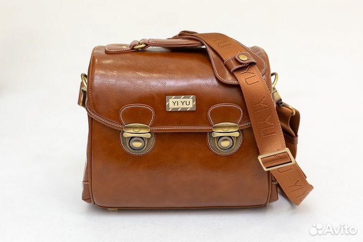 Сумка для фотоаппарата Fotokofr L (Цвет Карамель)