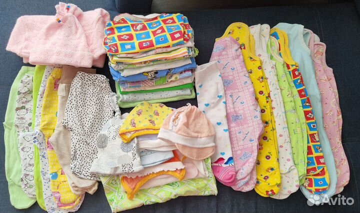 Детские вещи пакетом на новорожденную девочку