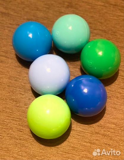 Мячики цветные для игр и бассейнов