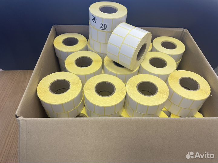 Термоэтикетки 30*20 в розницу и оптом