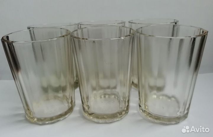 Стопки граненые 6 шт. клеймо ссз, СССР