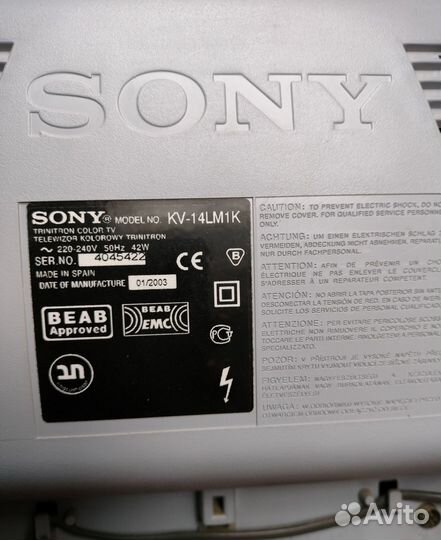 Телевизор sony