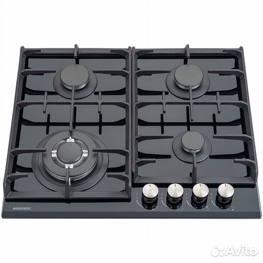 Газовая варочная панель nordfrost HM 6044 B