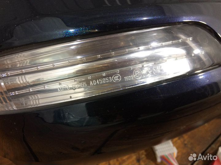 Зеркало правое 12 Pin Toyota Land Cruiser Prado 150 Б/У Оригинал