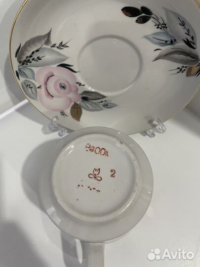 Чайная пара гигант «нежные цветы»