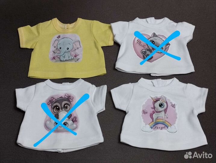 Футболка для беби борн