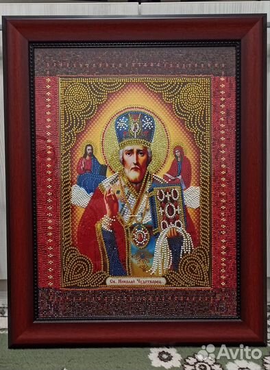 Алмазная вышивка готовая работа