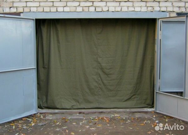 Брезентовая штора для гаража, дачи, производства