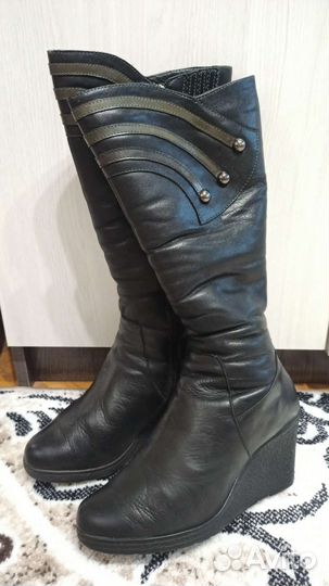 Сапоги женские зимние 36 размер натуральная кожа