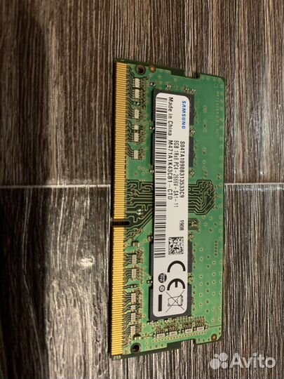 Оперативная память Samsung M471A1K43CB1-CTD 8 гб