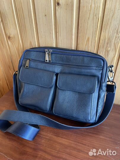Сумка натуральная кожа мужская