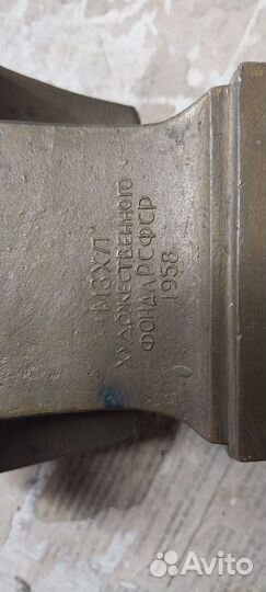 Бюст ленина бронза