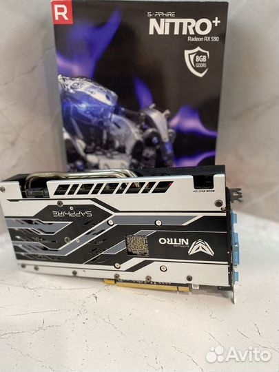 Видеокарта Sapphire Nitro + Radeon RX590 8gb gddr5